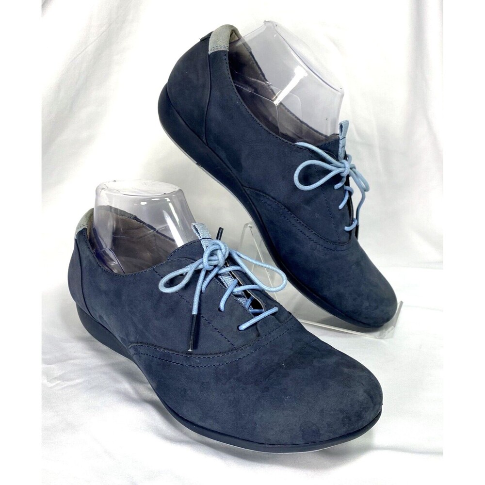 Dansko Womens Touring Shoes Size US 7.5-8 Leather Suede Blue Sneakers 4620753700